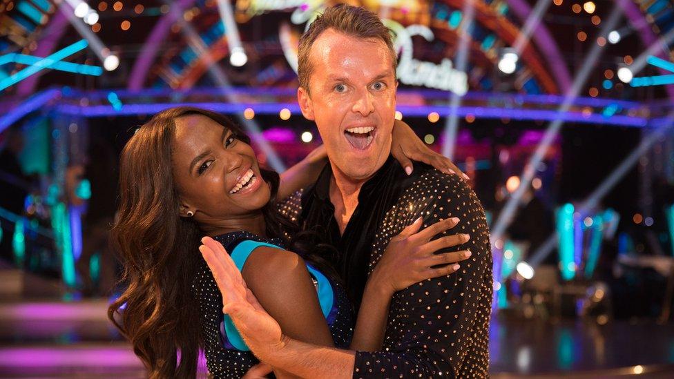 Oti Mabuse and Graeme Swann