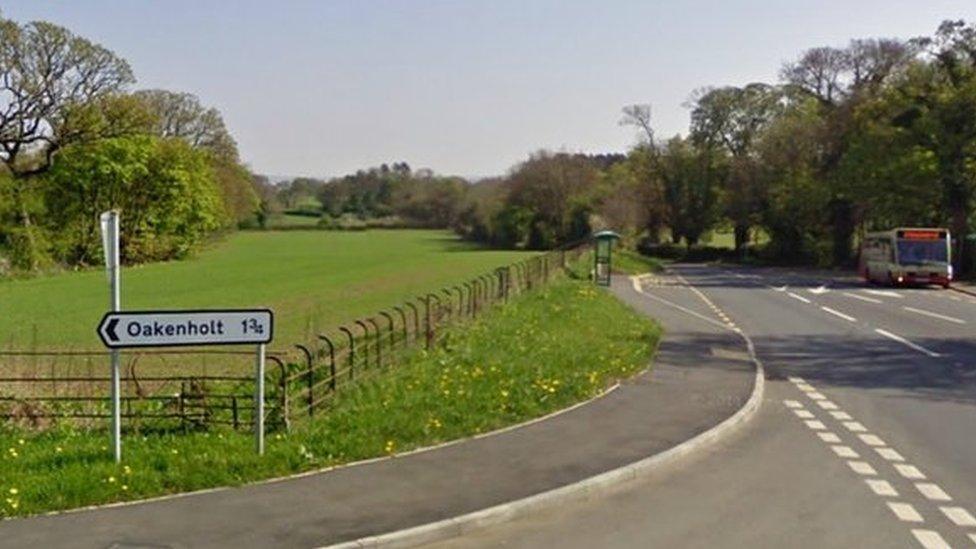 Oakenholt Lane and Mold Road