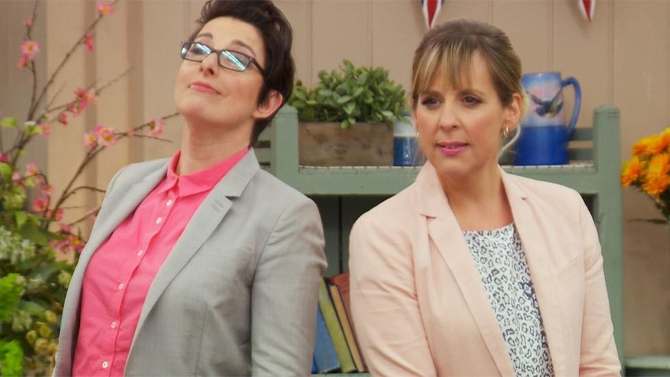 Sue Perkins and Mel Giedroyc