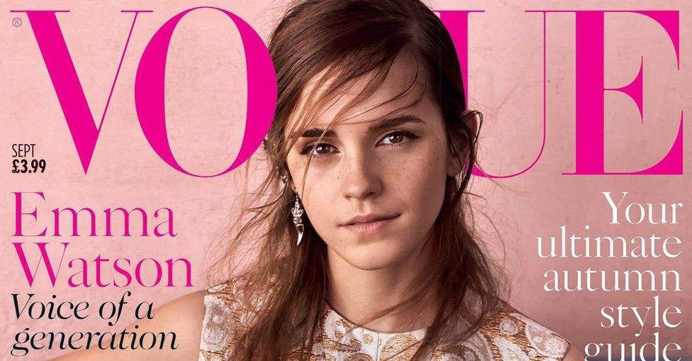 Emma Watson on the cover of Vogue