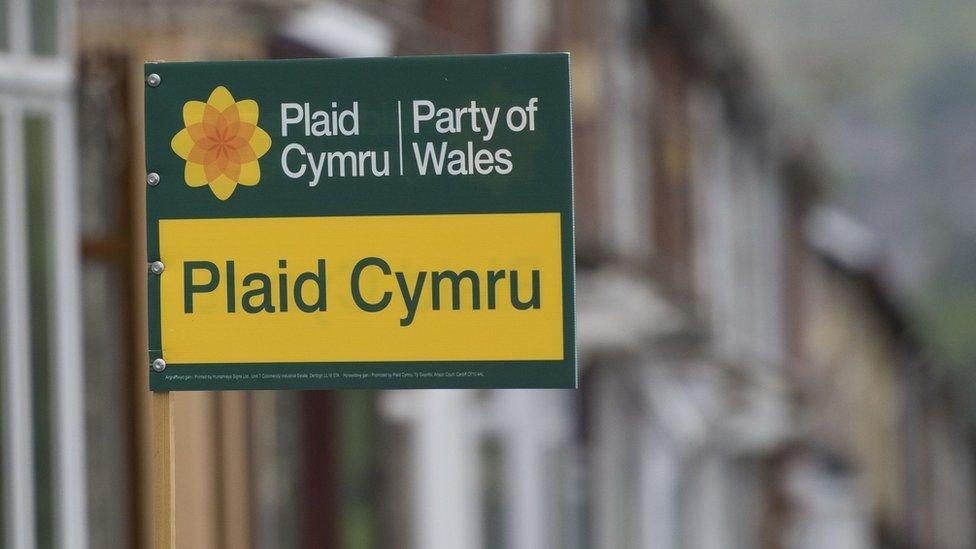 Arwydd Plaid Cymru