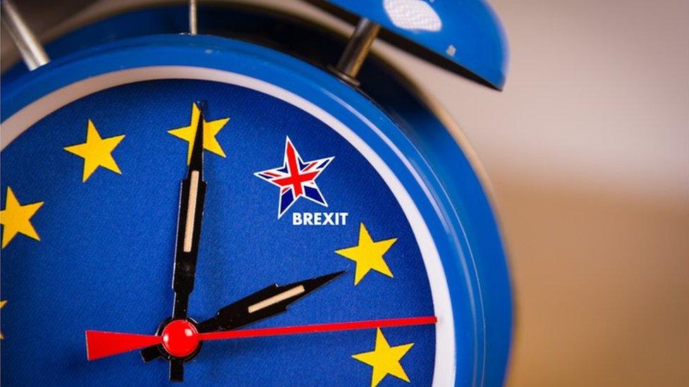 Brexit clock