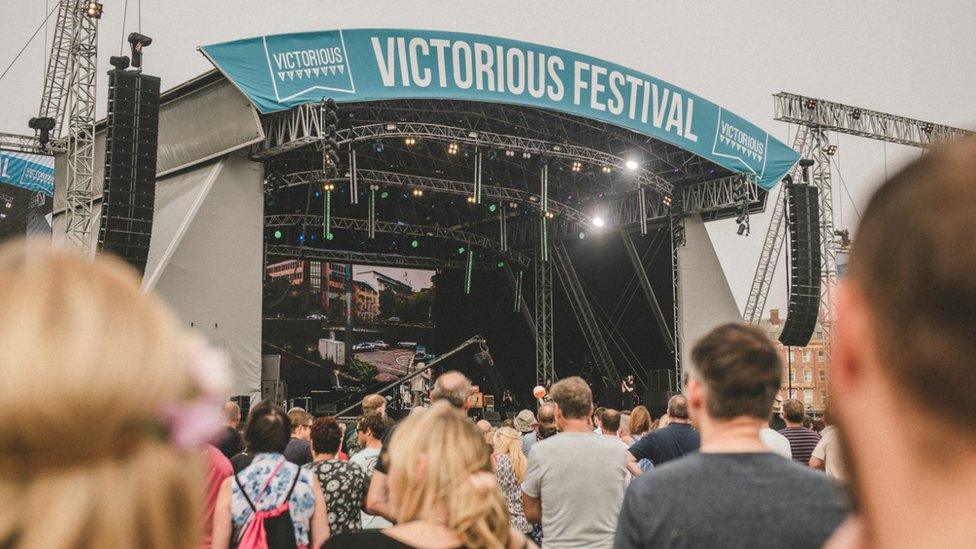 Victorious Festival stage