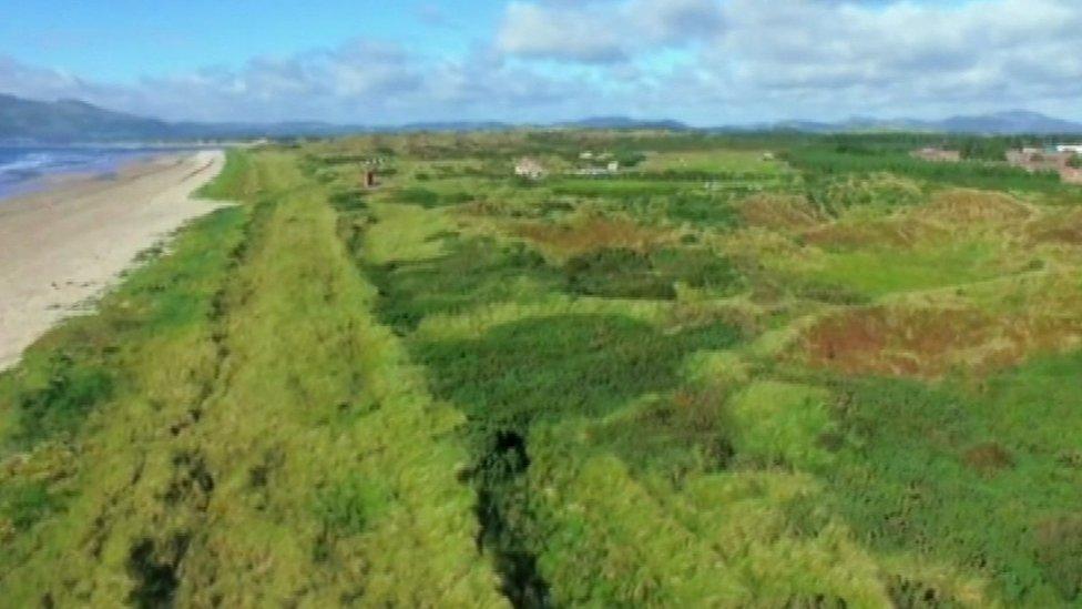 Trenches at Ballykinler Army Camp