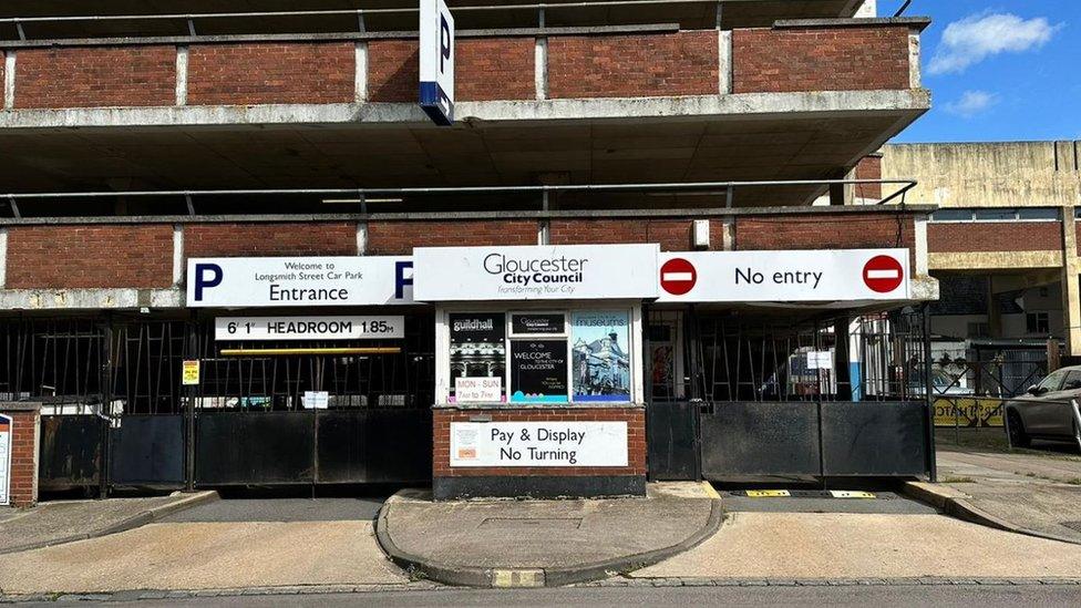 Longsmith Street Car Park in Gloucester