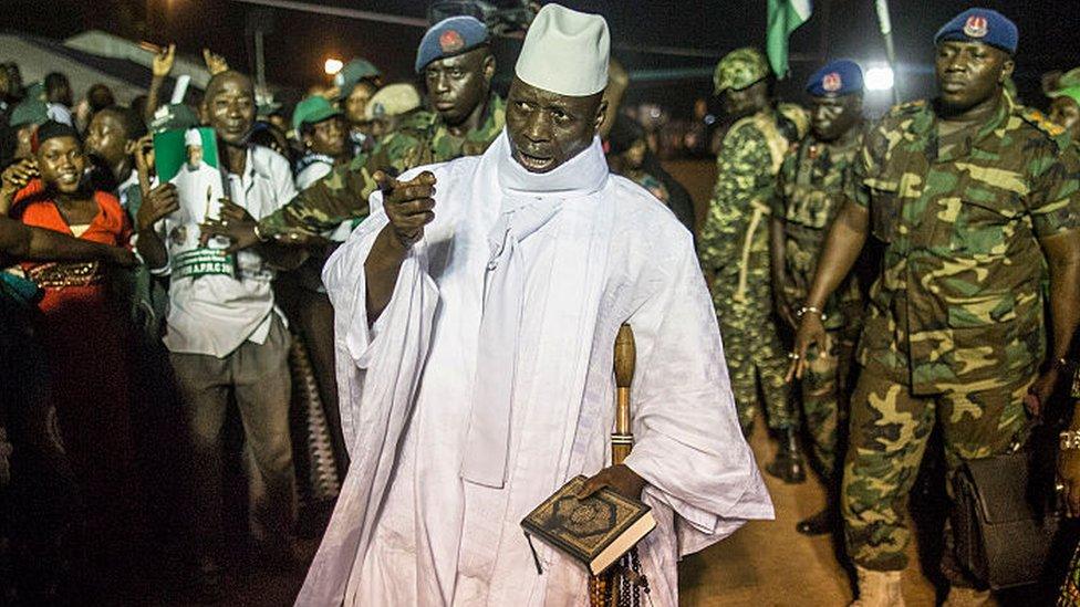 President Yahya Jammeh in November 2016