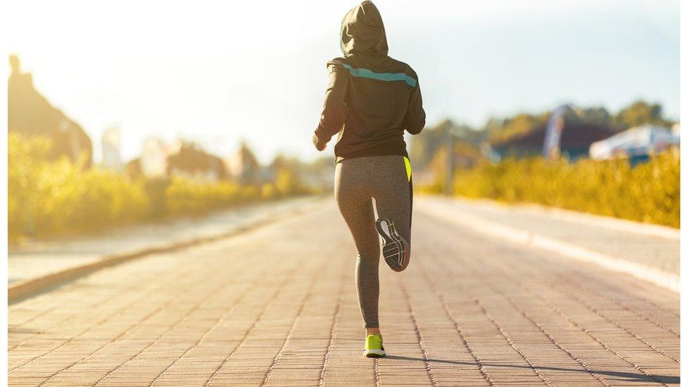 Woman running