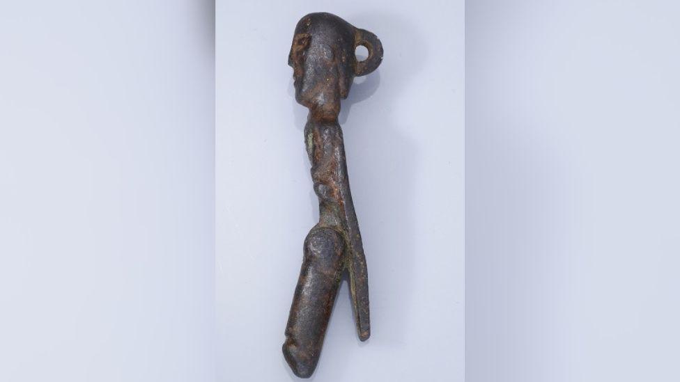 Image of Celtic fertility figure found by metal detectorist