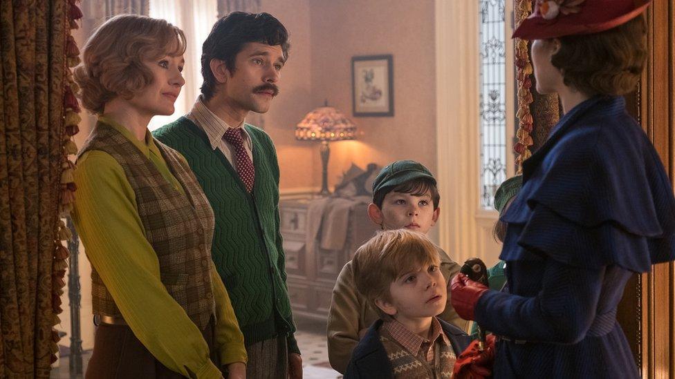 Still from Mary Poppins Returns