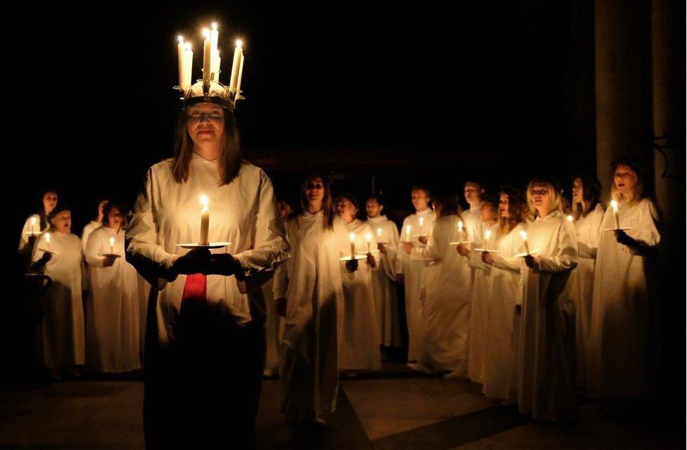 Sankta Lucia at Hexham Abbey