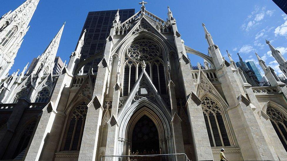 St Patrick's Cathedral in New York, September 2015