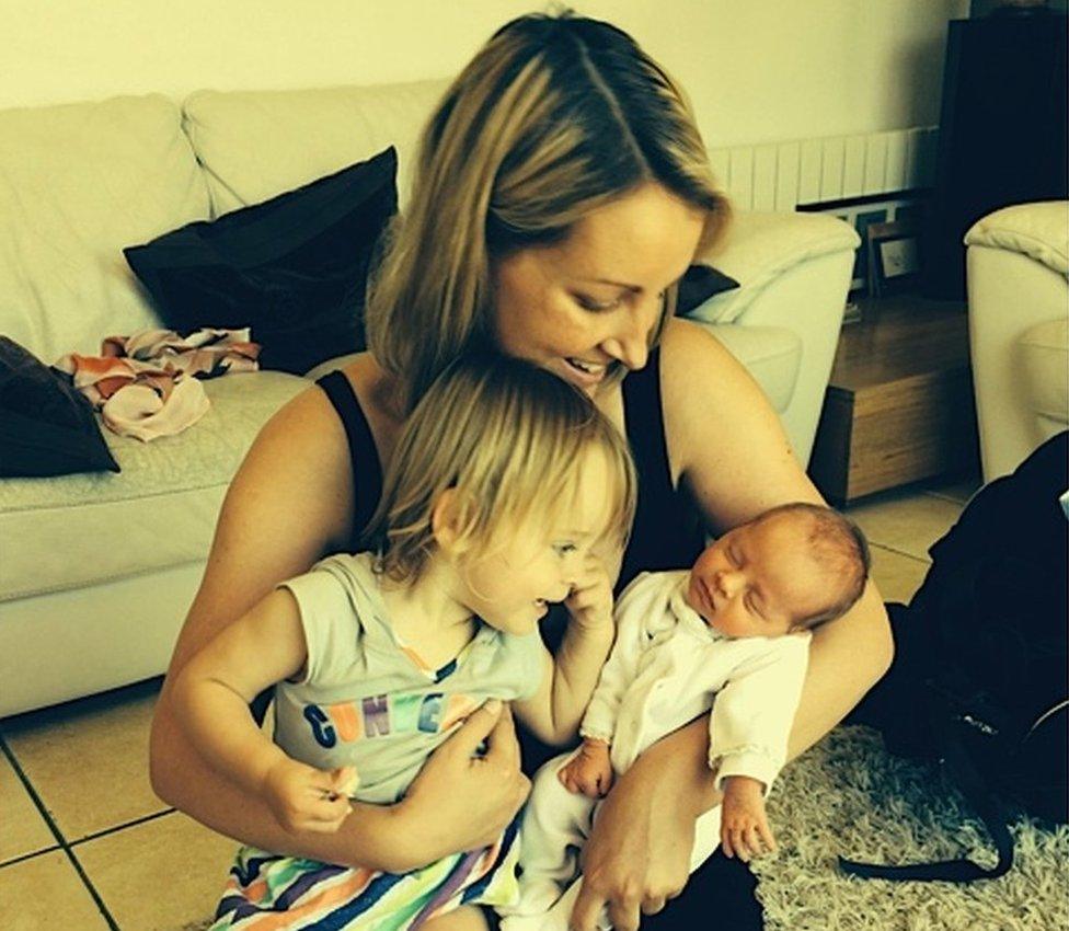 Olivia Siegl with Eve and Isla-Mai