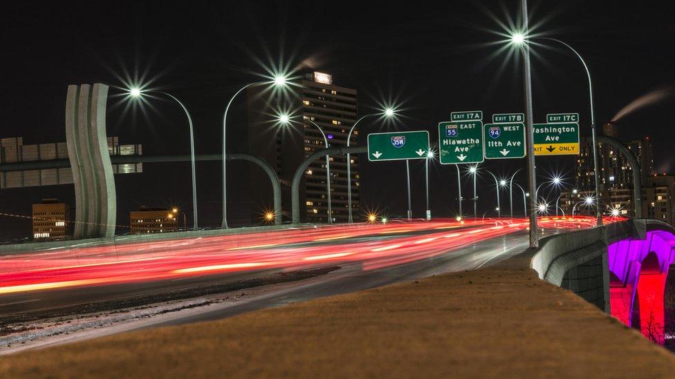 Night scene in city