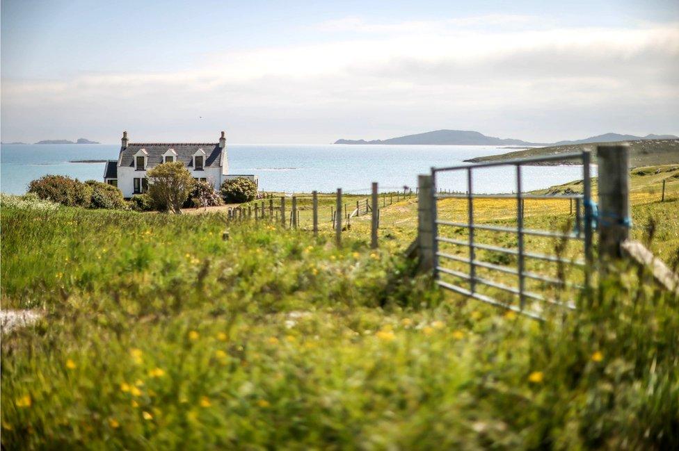 Barra house by the sea