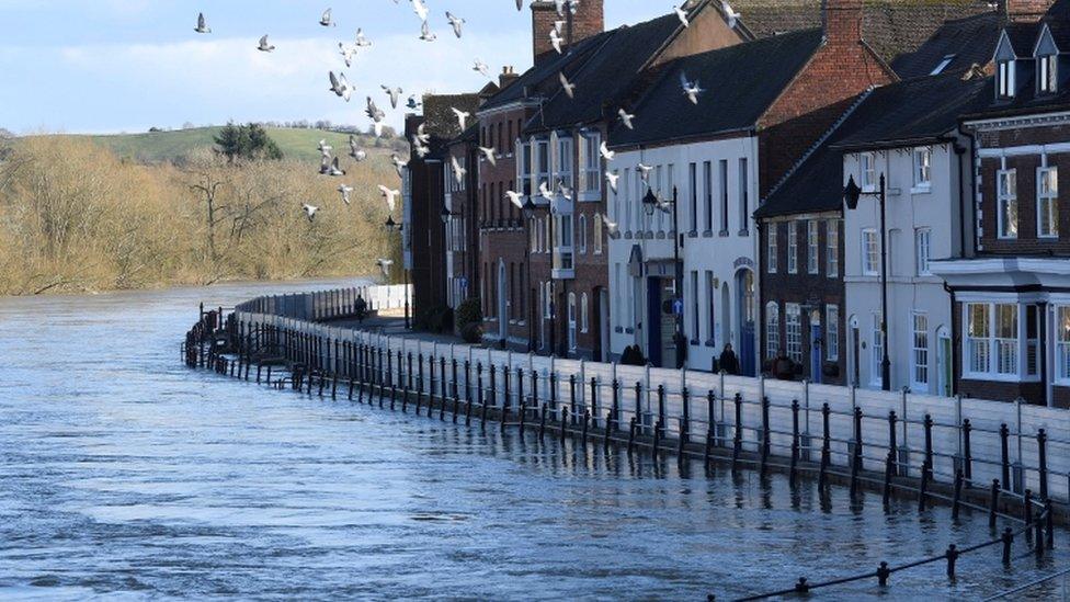 A view of the River Severn at Bewdley