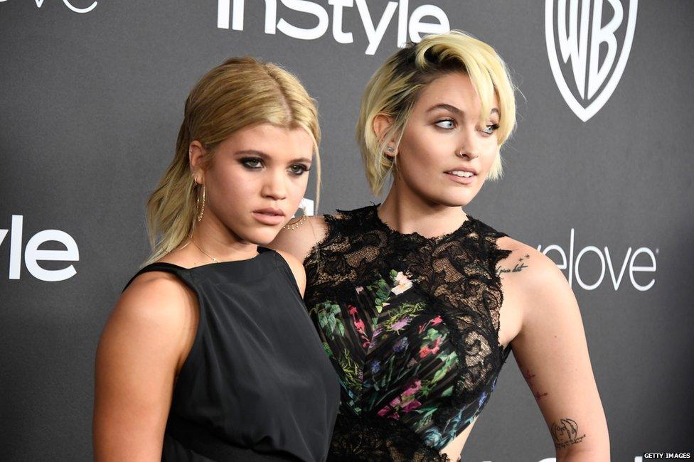 Sofia Richie and Paris Jackson