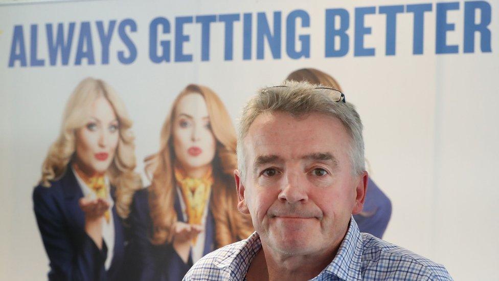 Photo date 18/09/17 of Ryanair boss Michael O'Leary, as the budget airline published details of flights cancelled up to the end of next month