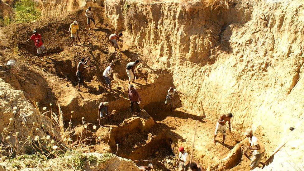 The bones were found at Christmas River in Madagascar