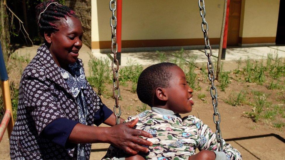 Lydia Njoki and her son Samwell