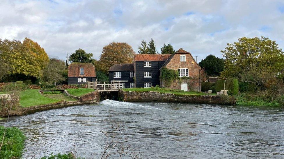 Former mill next to the River Kennet