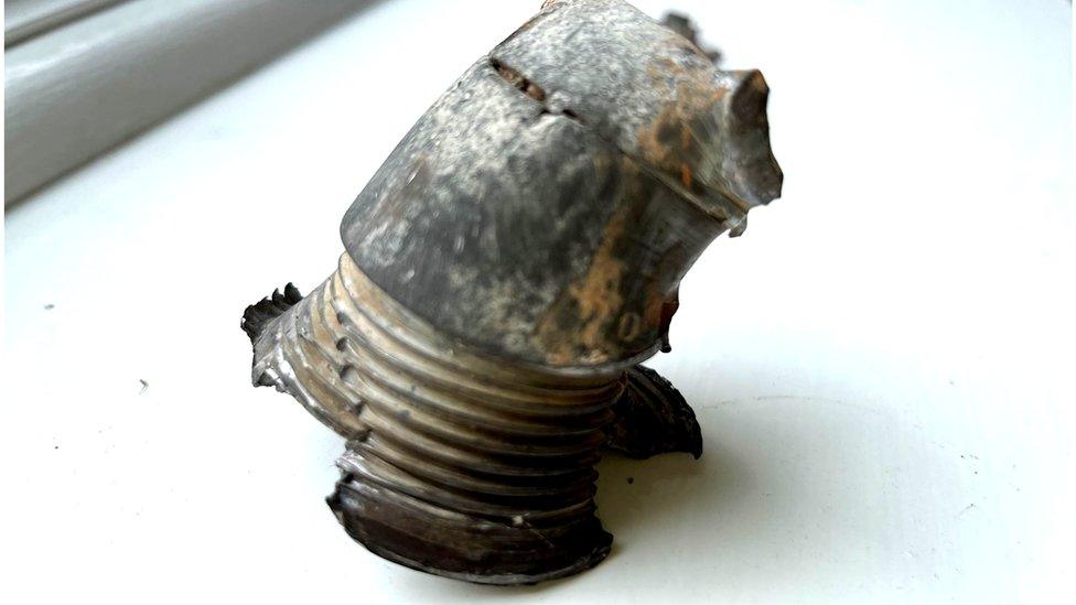 bottom of a Russian shell