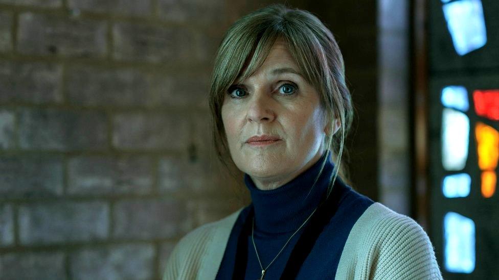 Siobhan Finneran stars as a prison chaplain