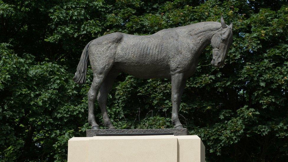 War Horse statue