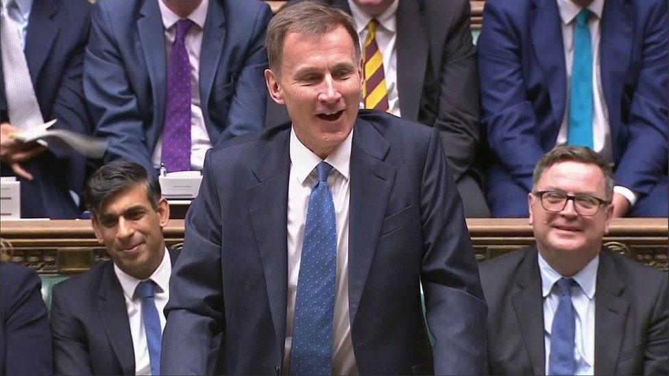 Jeremy Hunt in the Commons