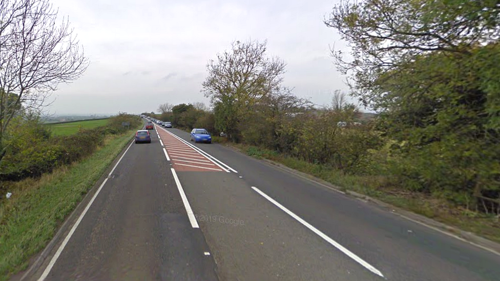 The A303 near Camel Hill in Somerset