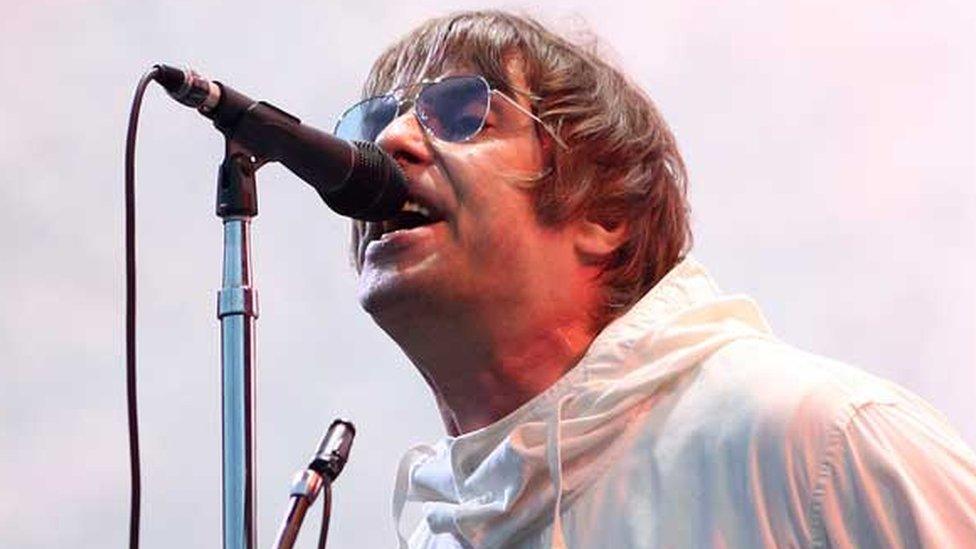 Liam Gallagher at Knebworth