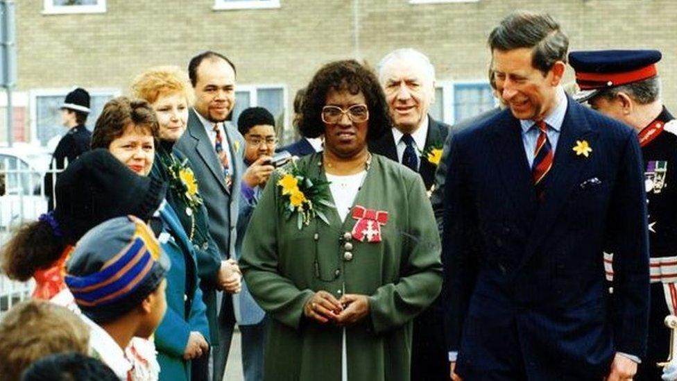 Prince Charles and Betty Campbell