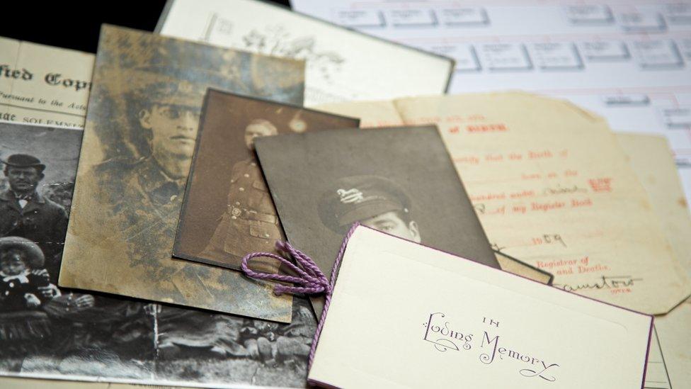 Tracing family history