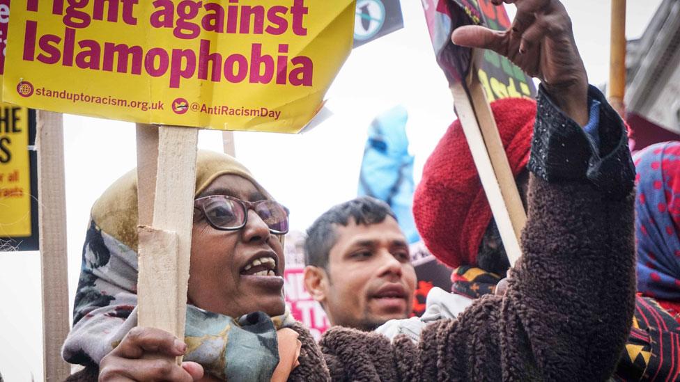 Islamophobia banner