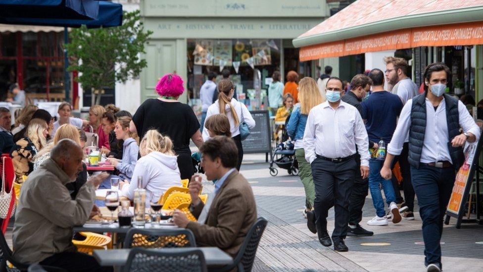 Busy street scene