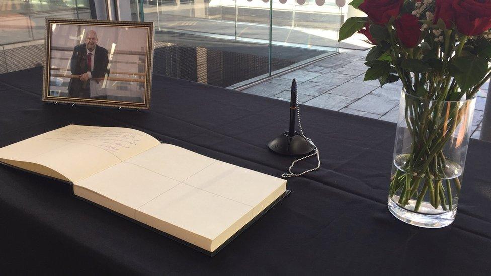 Carl Sargeant book of condolence