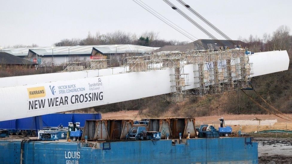 New River Wear crossing