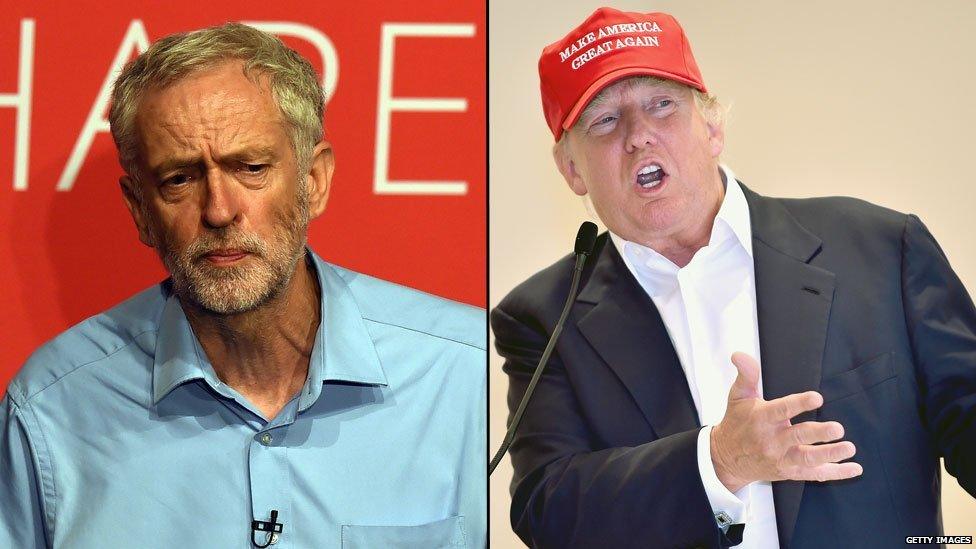 Corbyn and Trump