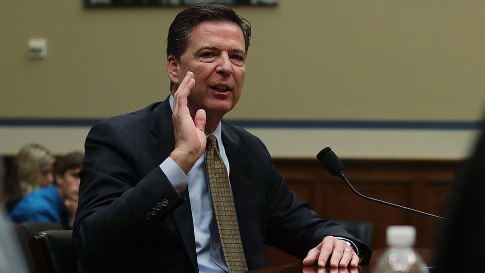 FBI Director James Comey testifies during a hearing before the House Oversight and Government Reform Committee in Washington, DC, 7 July 7 2016