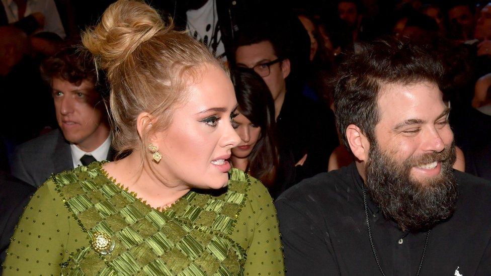 Adele and Simon Konecki