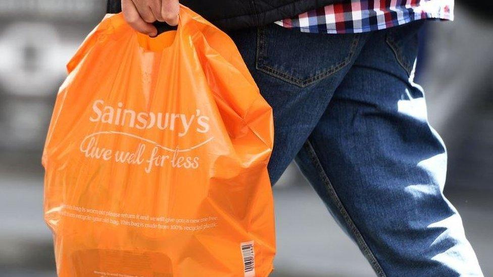 Sainsbury's carrier bag