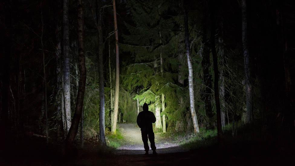 Man wearing a hoodie in Sweden