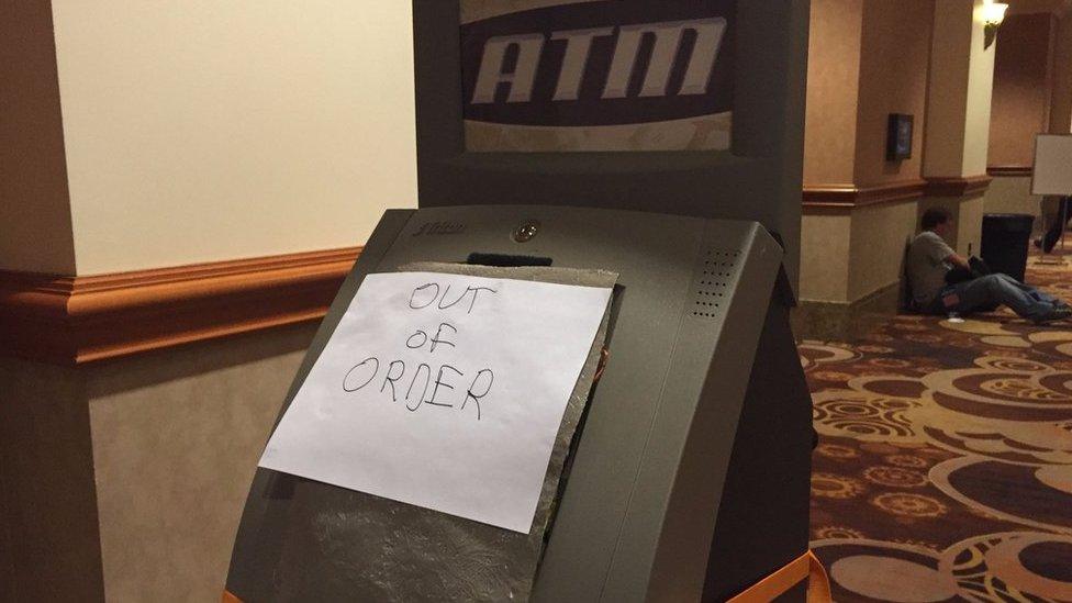 ATM 'out of order'