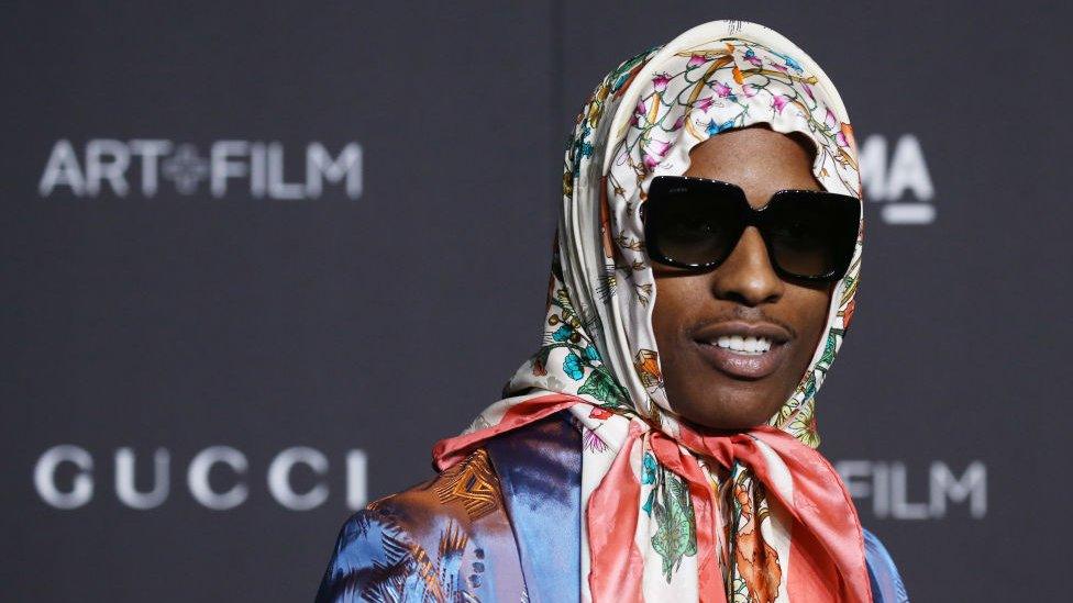 ASAP Rocky at a film gala