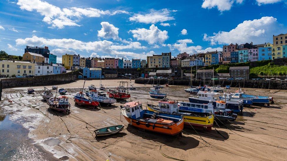 Tenby in the sunshine