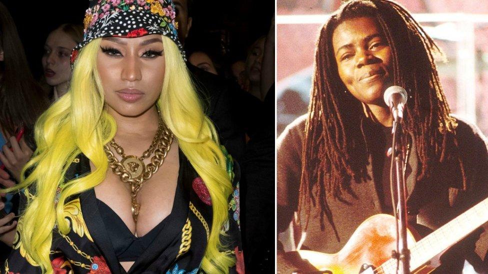 Nicki Minaj and Tracy Chapman