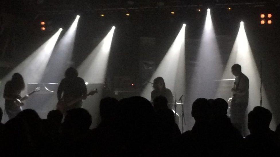 Dasher performing at the Garage in Glasgow