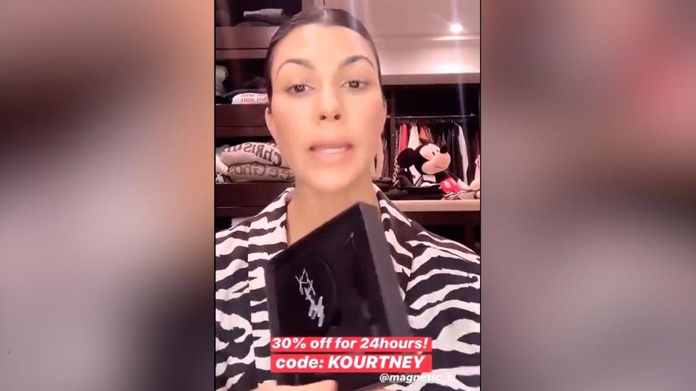 Kourtney Kardashian Instagram video