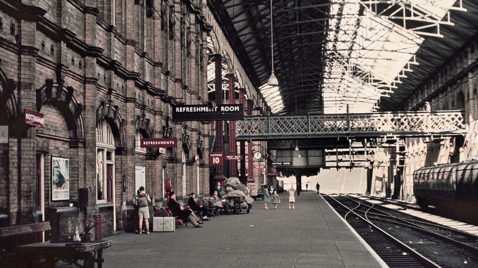 Interior shot of Nottingham Victoria Station