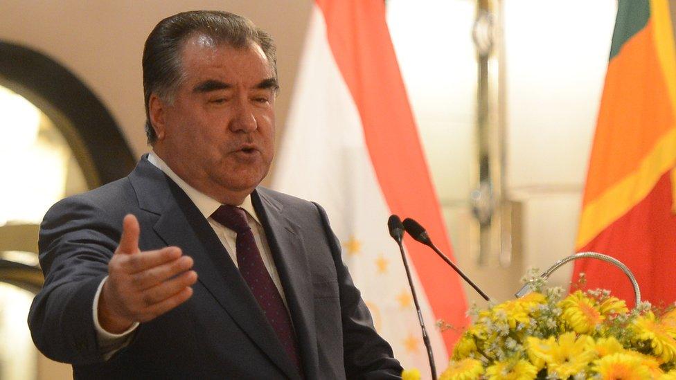 Tajik President Emomali Rahmon