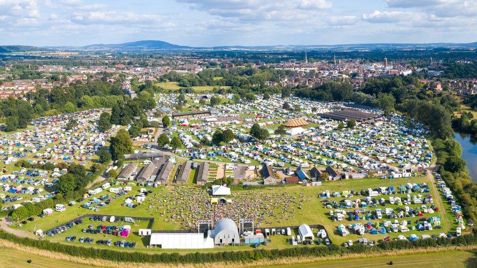 Shrewsbury Folk Festival at the West Mid Showground